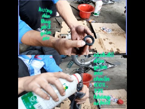 Video Cách thay phớt giảm xóc, chia sẻ kinh nghiệm đổ dầu... - youtube