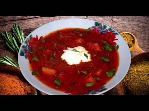 Очень вкусный борщ "без мяса"