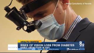 Retina Consultants of Nevada - Channel 8 News Dr Calvo on Diabetes Awareness