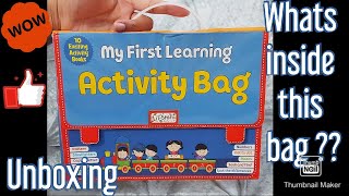 Activity Bag for kids 1.5-5 years / Give your Kids this bag,they will forget tv and phone 🤩🤩