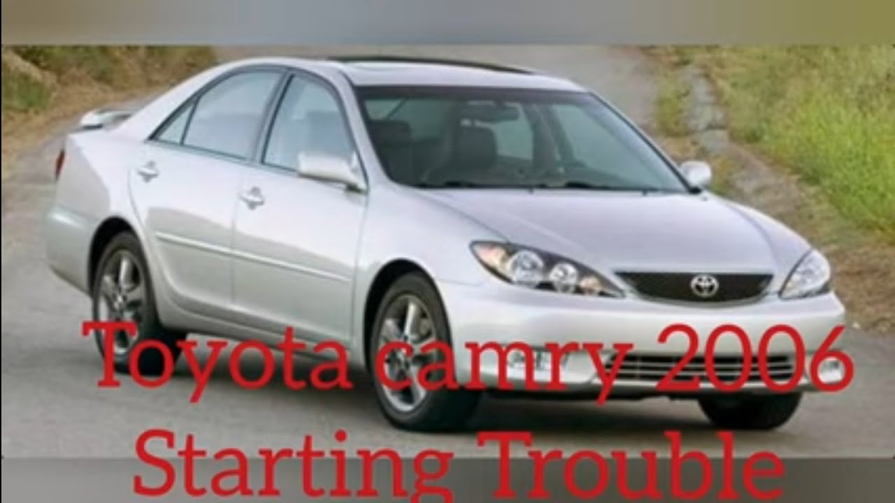 STARTING TROUBLE TOYOTA CAMRY PROBLEM SOLUTION YouTube