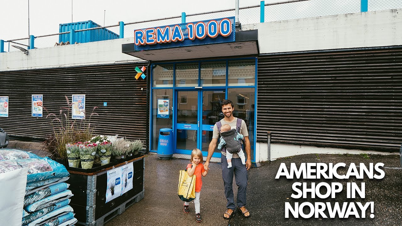 Americans go shopping in Norway at a supermarket! (First impressions + thoughts)