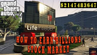How to Earn Billions from Stock Market | Lifeinvader | Early Game | GTA 5 | 2022