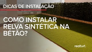 Como instalar relva artificial em pisos cerâmicos?