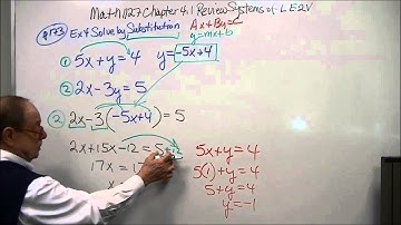 Math 1127 Chap 4.1 Systems of Linear Equations in Two Variables