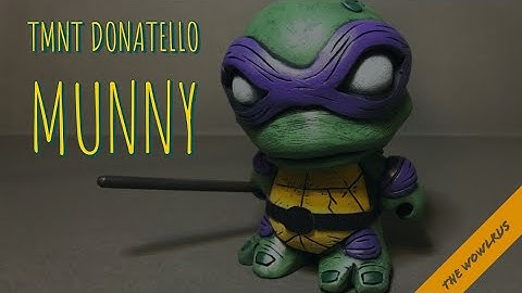 TMNT Donatello Custom Kidrobot Munny