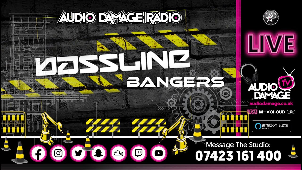 The Analogue Demon - (Bassline Bangers) - LIVE - Audio Damage Radio 11pm - 12am (11.01.2026).