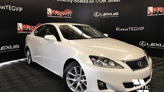 Used White 2011 Lexus IS 350 Luxury w/ Navigation Package Walkaround Review Lac La Biche Alberta