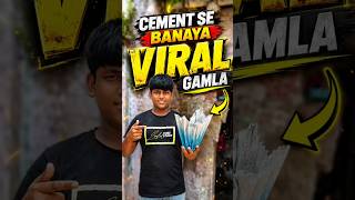 Cement Se Banaya Viral Gamla 😱😯 | mini vlog ||#minivlog #vlog #viral #craft
