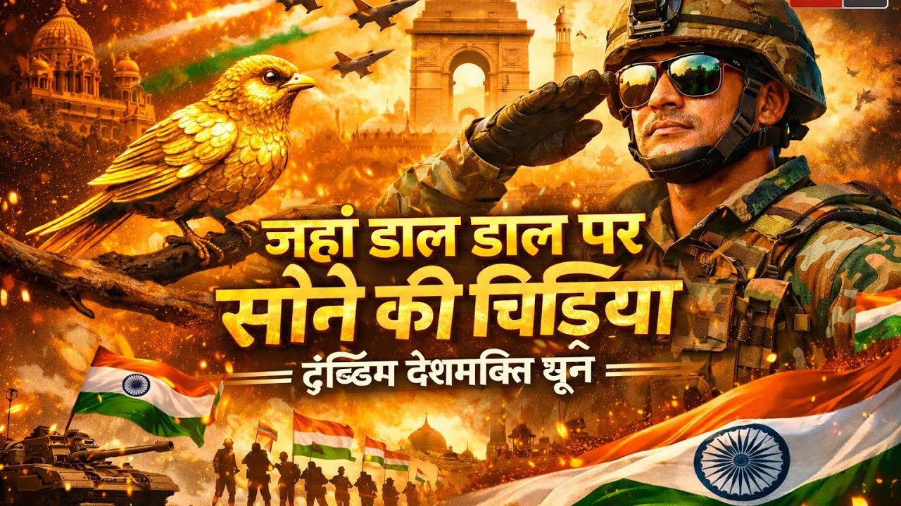 Jahan Dal Dal per Sone ki chidiya trending desh bhakti Dhun