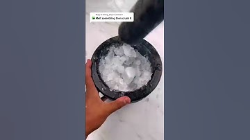 How To Crush And Melt Ice To Make Homemade Air 🌬