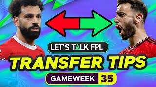 FPL TRANSFER TIPS GAMEWEEK 35 (Who to Buy and Sell?) | FANTASY PREMIER LEAGUE 2023/24 TIPS screenshot 2