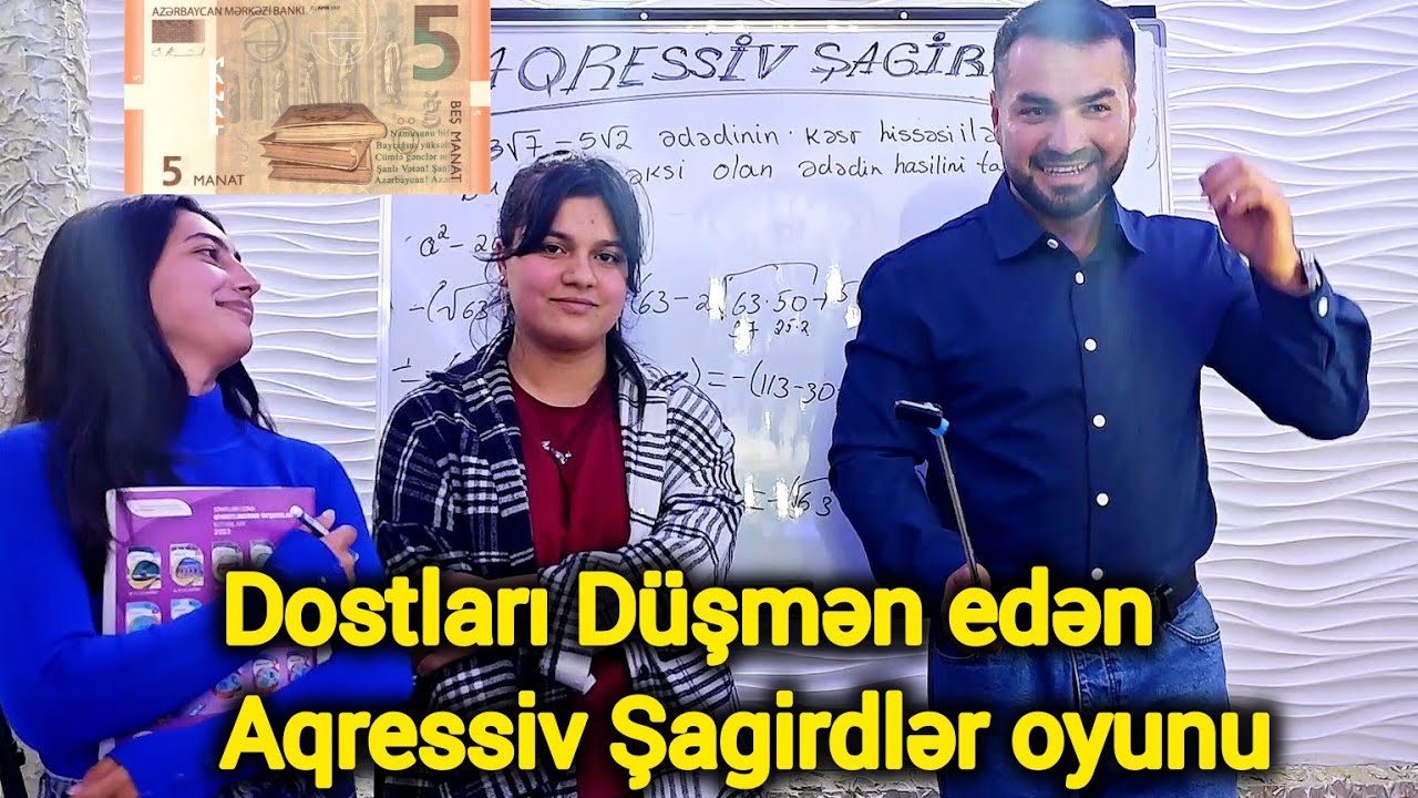 👉 Aqressiv Şagirdlər Oyunu . Sizcə bu yarışmanın haqqını kim verdi ? #riyaziyyat