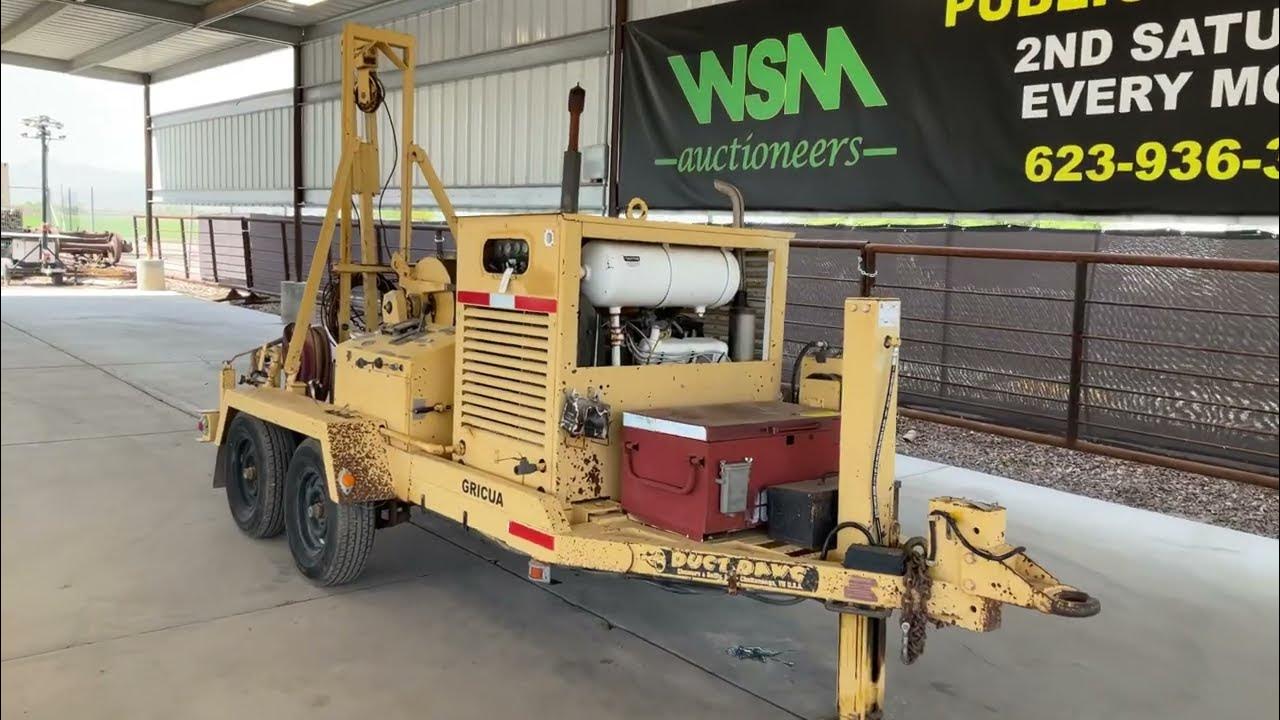 1993 Sherman & Reilly Duct Dawg UDH70T Towable Line Puller For Virtual