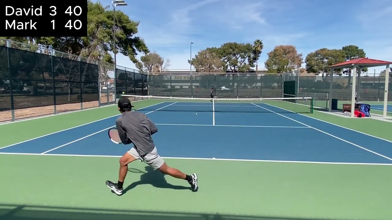UTR 5 Tennis Set - Mark vs. David