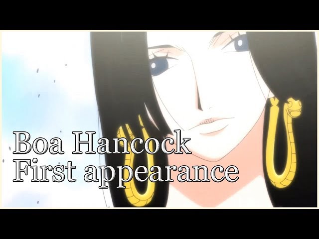 One piece: Boa hancock's First appearance class=