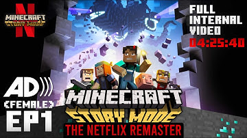 Minecraft: Story Mode | EP1: The Order of the Stone (Netflix) | Full Internal Video - Female (AD)