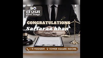 selected candidates from vansham classes "civil judge", junior division