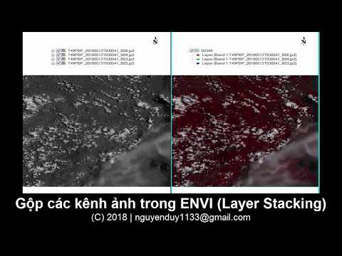 Video [ENVI] Gộp các kênh ảnh (Layer Stacking) - youtube