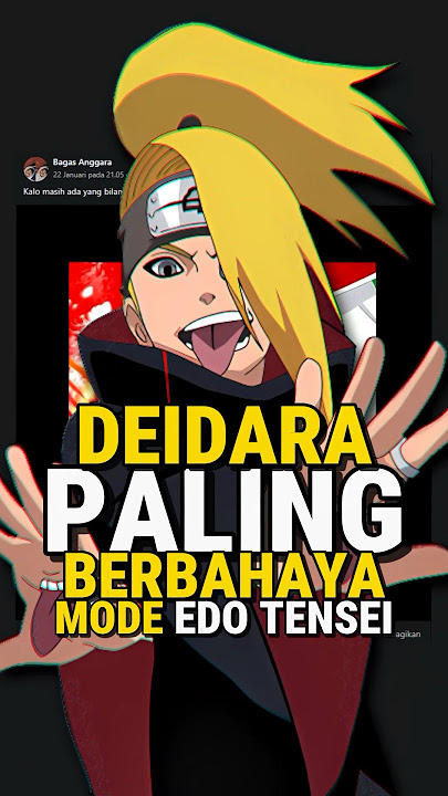 Deidara Adalah Karakter Paling Berbahaya #shorts