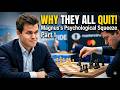 Magnus and his way of making opponent resign || PART-1 #chess #chessgame #magnuscarlsen