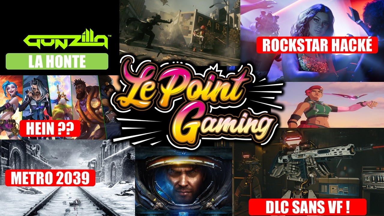 🔥 ACTU GAMING DU JOUR (12 Avril): NOUVEAU JEU METRO, ROCKSTAR HACKÉ, FPS STARCRAFT, STARFIELD NUL...