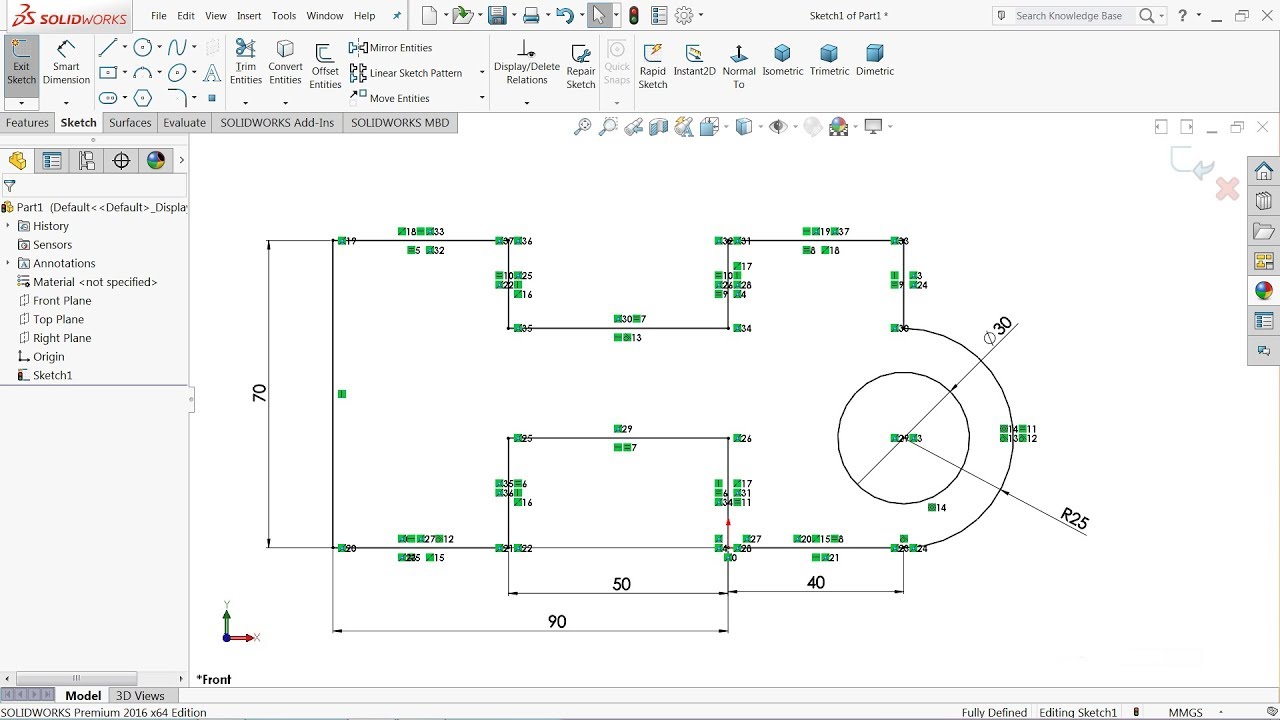 Create Basic Sketches in SOLIDWORKS 2021 | PLM Tech Talk Blog