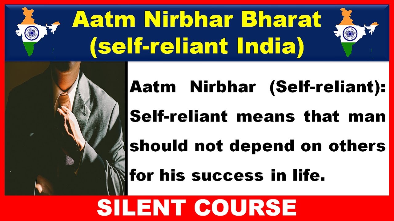 Essay On Aatm Nirbhar Bharat In English Aatm Nirbhar Bharat Swatantra Bharat Essay Youtube