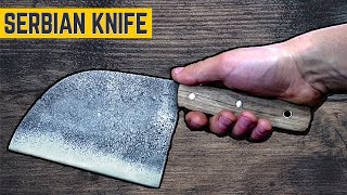 Knife Making Serbian Chef Knife