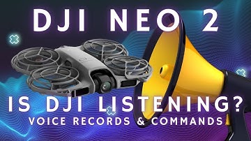 DJI Neo 2: Hoe je spraakopnames en spraakopdrachten als een pro gebruikt. Via de app of met de RC...