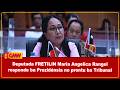 Deputada FRETILIN Maria Angelica Rangel responde ba Prezidénsia no prontu ba Tribunal