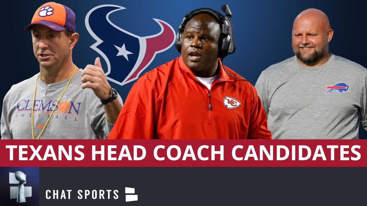 Top 10 Candidates For Next Houston Texans Head Coach In 2021 | Bill O'Brien  Replacements - YouTube