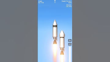 Nose cone vs fairings in spaceflight simulator sfs 1.52 #shorts