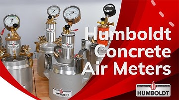 Concrete Air Meters for Construction Tests - Humboldt Testing Equipment