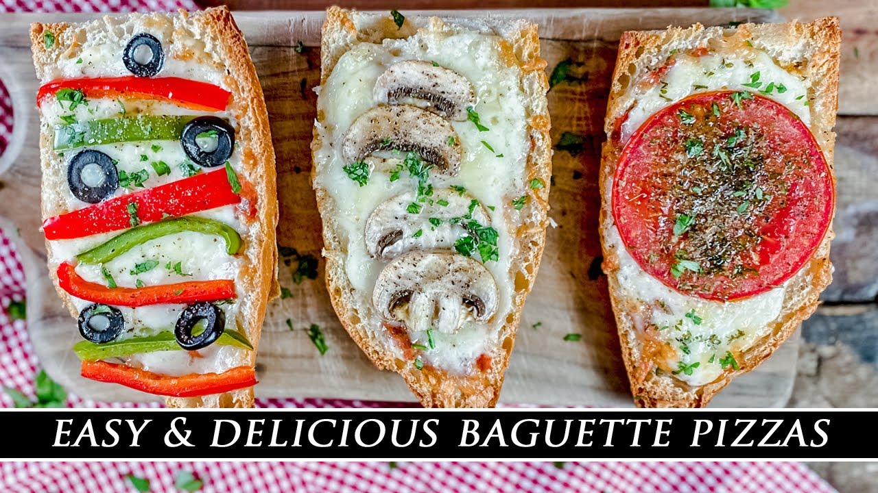 ¨Better than Delivery¨ Baguette Pizzas | Done in Under 30 Minutes