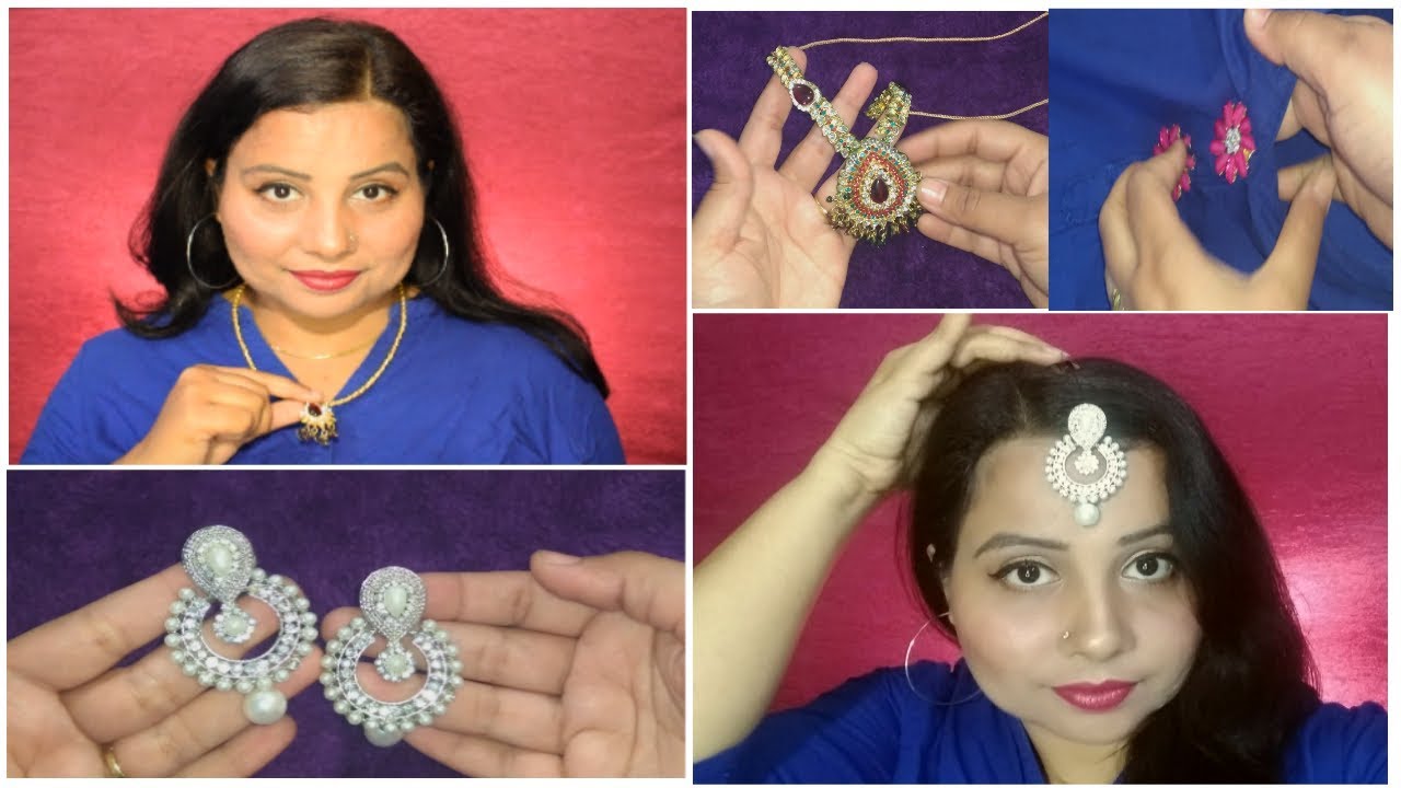 आसान और काम आने वाले DIY JEWELLERY HACKS For Wedding/Party- Simple Style Tips - YouTube
