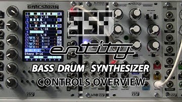 SSF Entity Bass Drum Synth - Controls