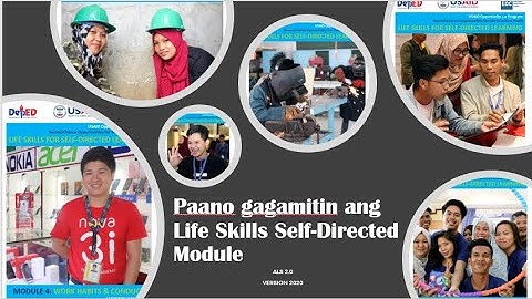 LIFE SKILLS SELF-DIRECTED MODULES - PAANO SASAGUTIN SA ALS FORMS