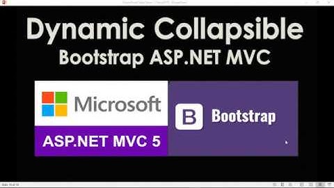 How to Display Collapsible/Expandable Views Dynamically in ASP.NET MVC | C# | Bootstrap Accordian
