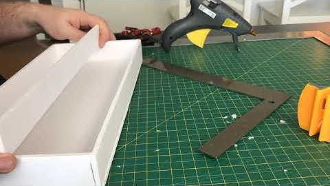 How To Make Foam Core Storage trays for Action Figures Collectors Video Part 2