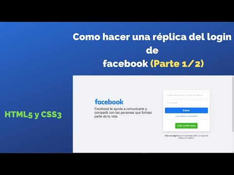 Réplica del login de facebook con html5 y css3. (Parte 1/2) ?