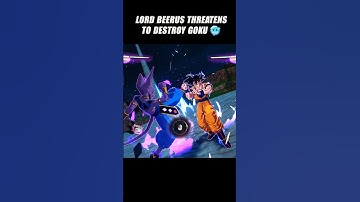 Lord Beerus Threatens To Destroy Goku 🤯 #crashout #beerus #sparkingzero #dragonballz #dbz