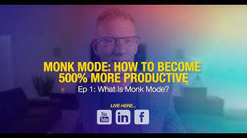 FREE Training: MONK MODE - How To Become 500% More Productive - Ep.1 - Chris Prouty