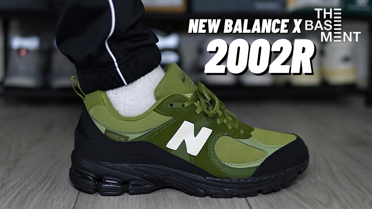 New Balance 2002R x The Basement "Green" On Feet Review - YouTube