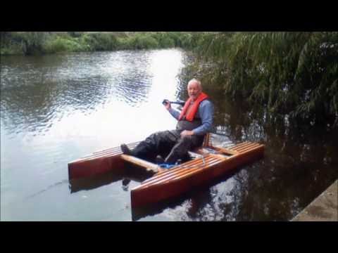 DIY electric boat catamaran 2014 No.16 - YouTube