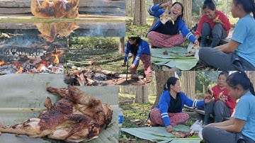 coj phauj luag ntxhi tus qaib mus ci rau peb noj pem teb mas qab heev li thiab tham lom zem kawg os