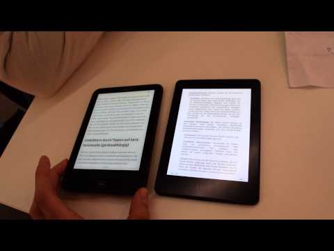 Kindle Voyage + Tolino Vision 2 im Vergleich