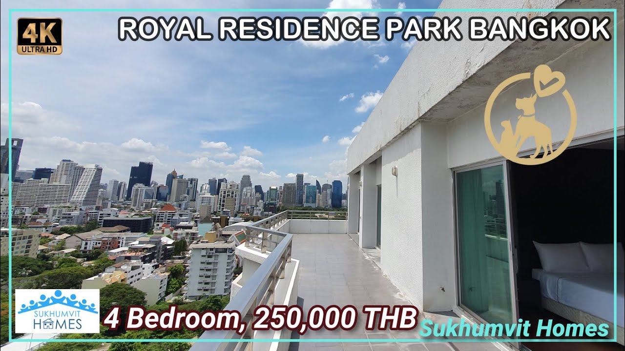 Royal Residence Park Presidential Suite 4 Bedroom Duplex 385 sqm 250,000 THB monthly