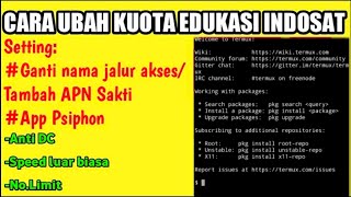 Cara menjalankan script python dengan termux | bonus config indosat edukasi
