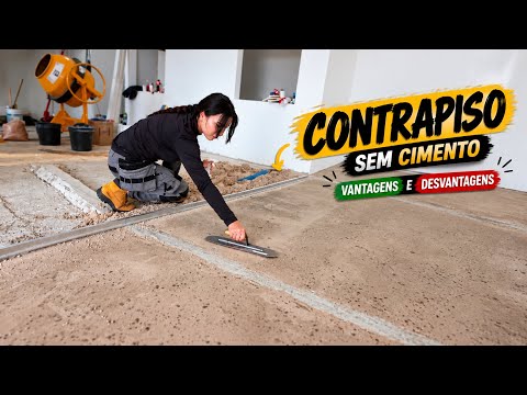 INVENTARAM UM CONTRAPISO SEM CIMENTO 😱